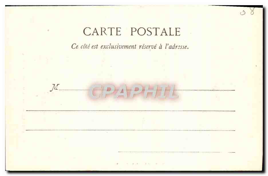 CPA Rethel Vieille Maison Espagnole Au bon diable  — Rückseite