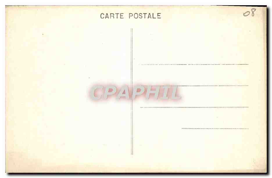 CPA Drapeau syndical Nouzonville Union des ouvriers Metallurgie ardennaise — Rückseite