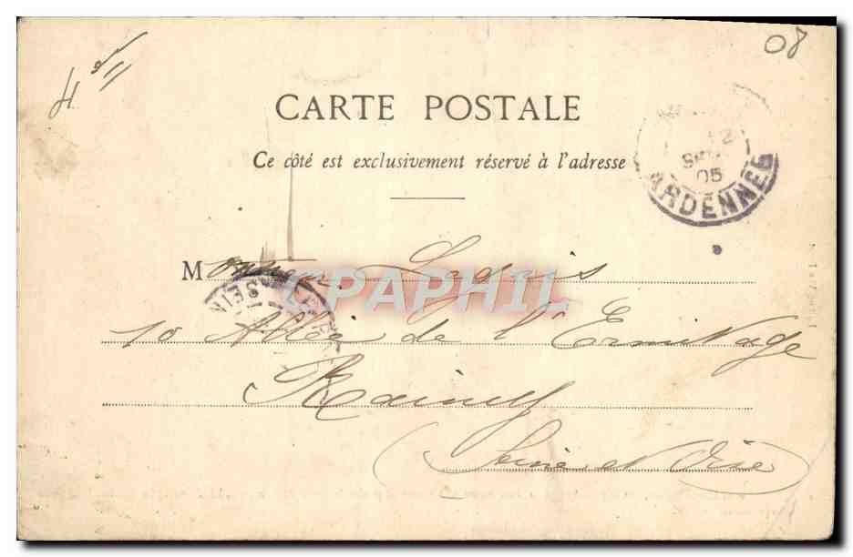 CPA Bataille De Sedan Les Bavarois tentent de passer le pont de Bazeilles Militaria — Rückseite