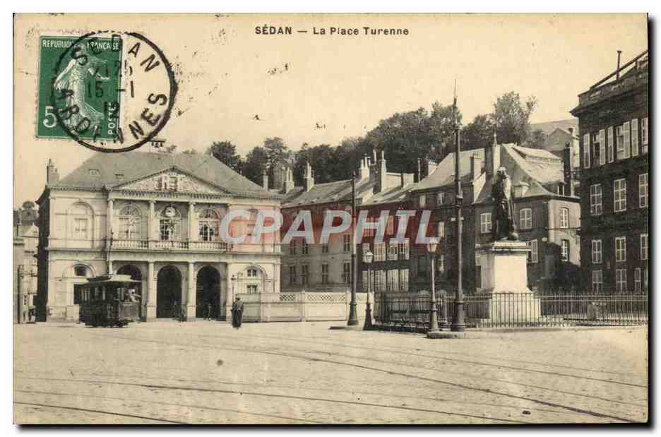 CPA Sedan La Place Turenne