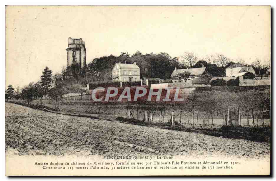CPA Montlhery La Tour Ancien donjon du chateau