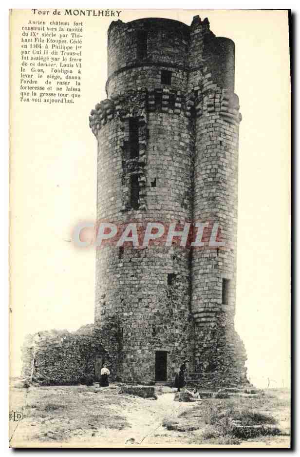Tour de Montlhéry — Ancient Fortified Castle of the 9th Century — Publisher B.D.