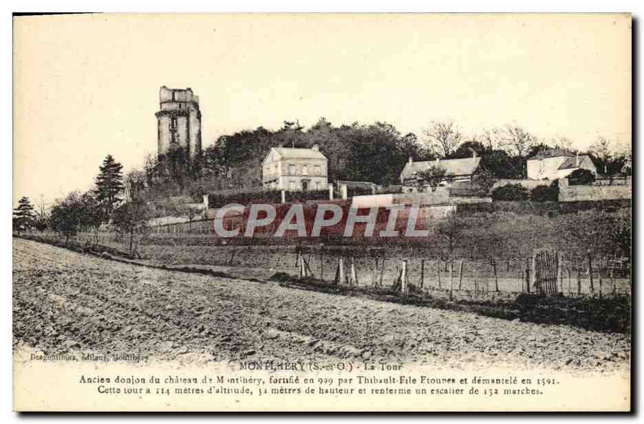CPA Montlhery ancien donjon du chateau