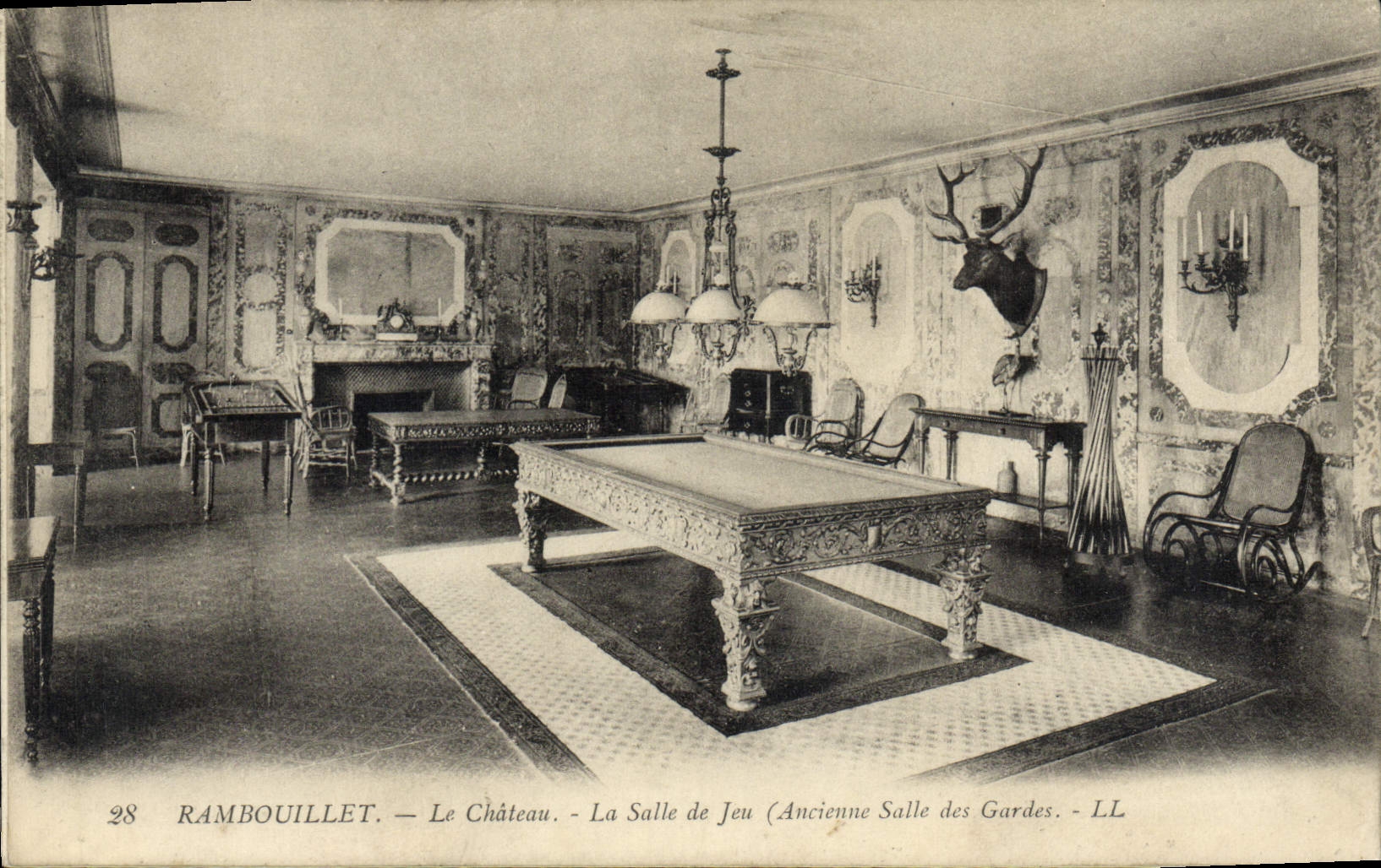 Rambouillet — Das Schloss — Das Spielzimmer (Ehemalige Wachstube) — LL