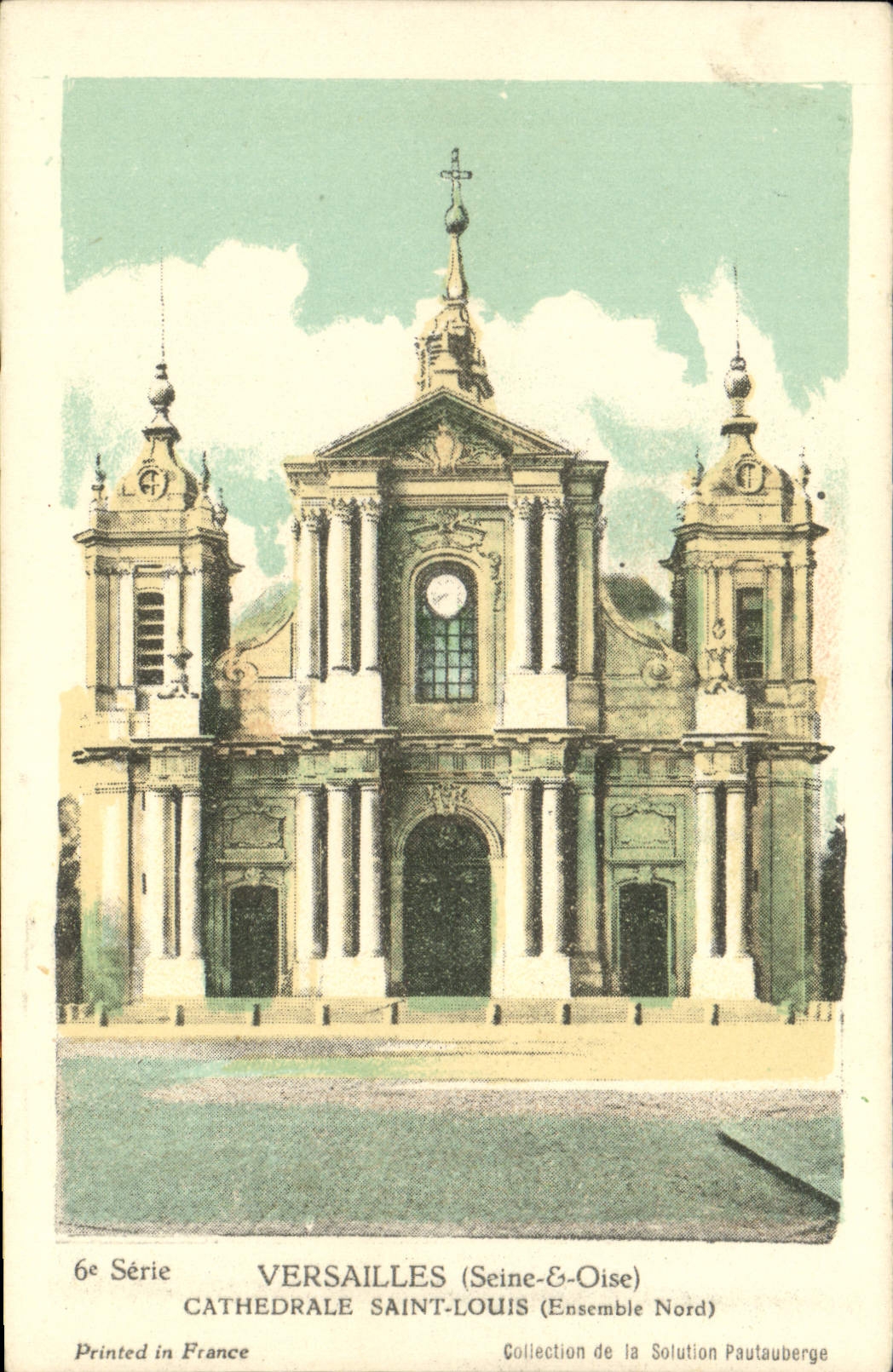 CPA Versailles Cathedrale Saint Louis