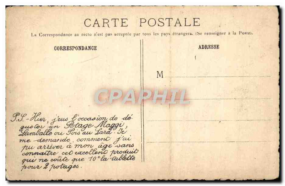 Le Tombeau du Capitaine Cook — dans le parc du Château de Méreville — Portier et Maritth, Paris, n° 91 S.-et-O — Reverso