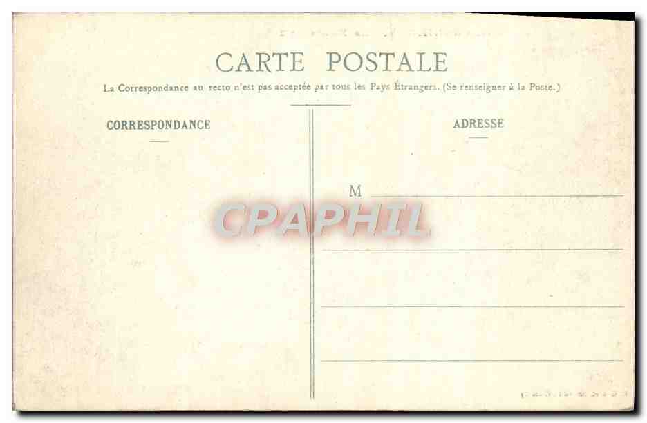 CPA Asnieres La Route — Rückseite