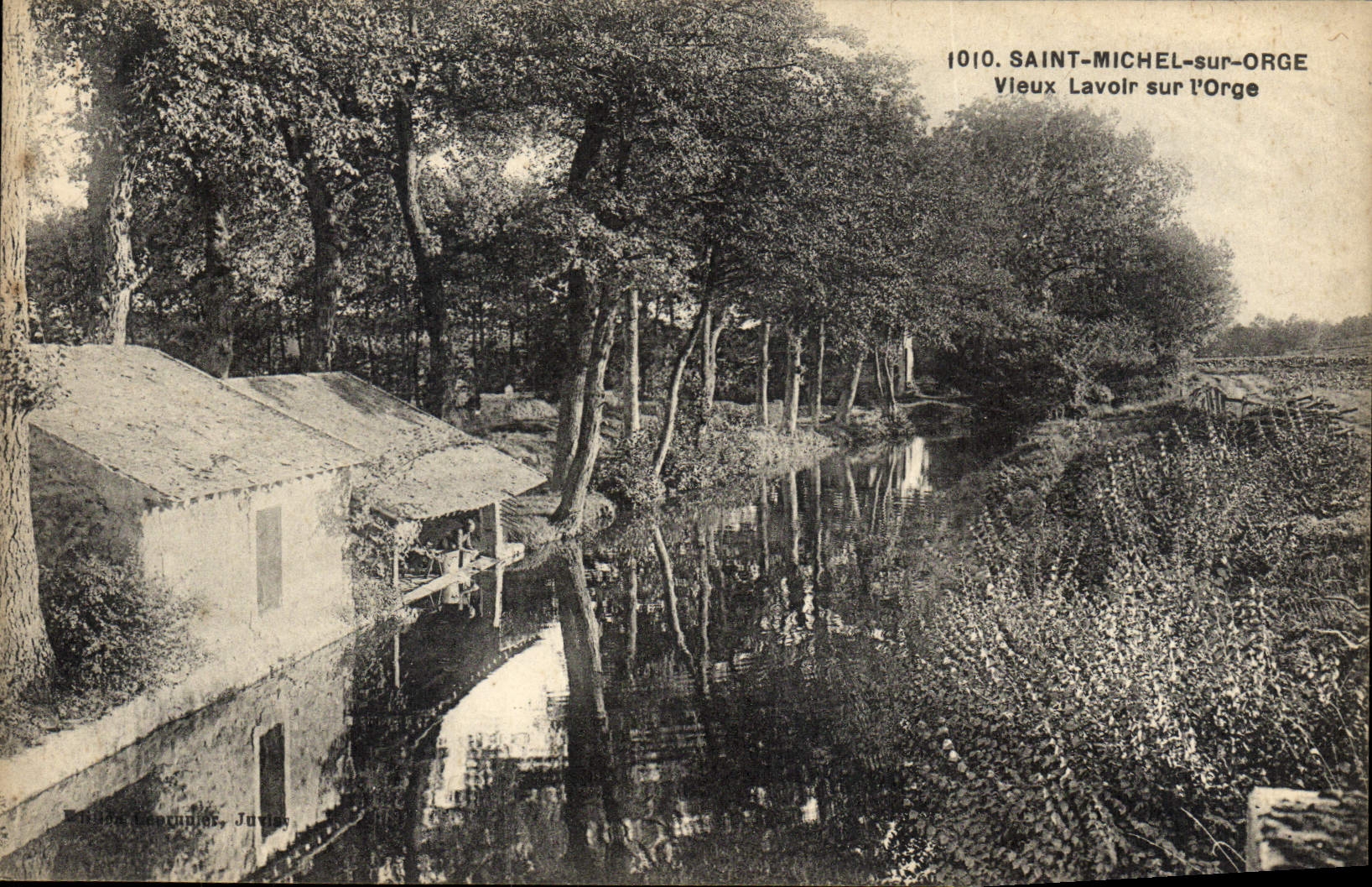 CPA Saint Michel Sur Orge Vieux Lavoir Sur l'Orge
