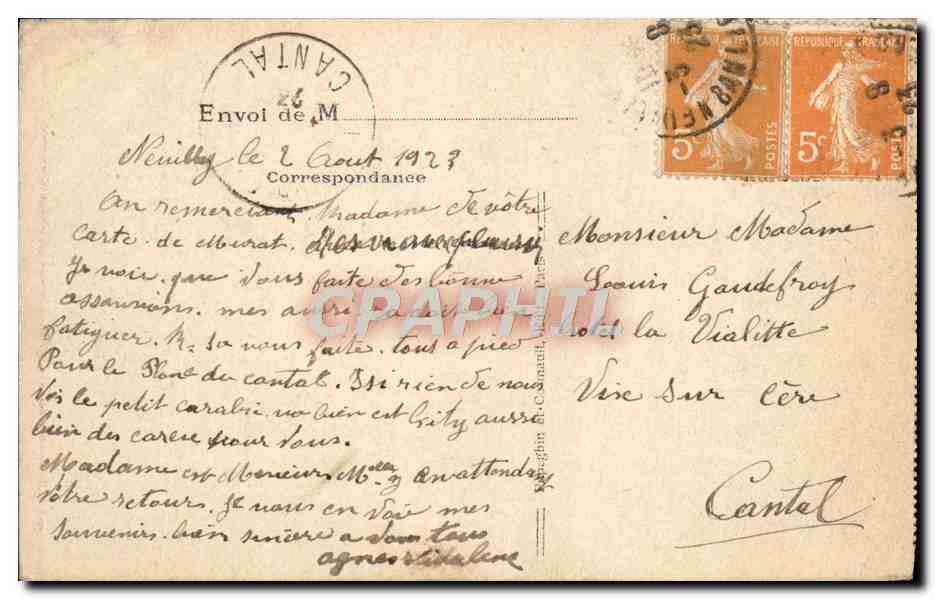 Versailles - Le Bassin de Neptune et les Grandes Eaux — A.P. — Verso