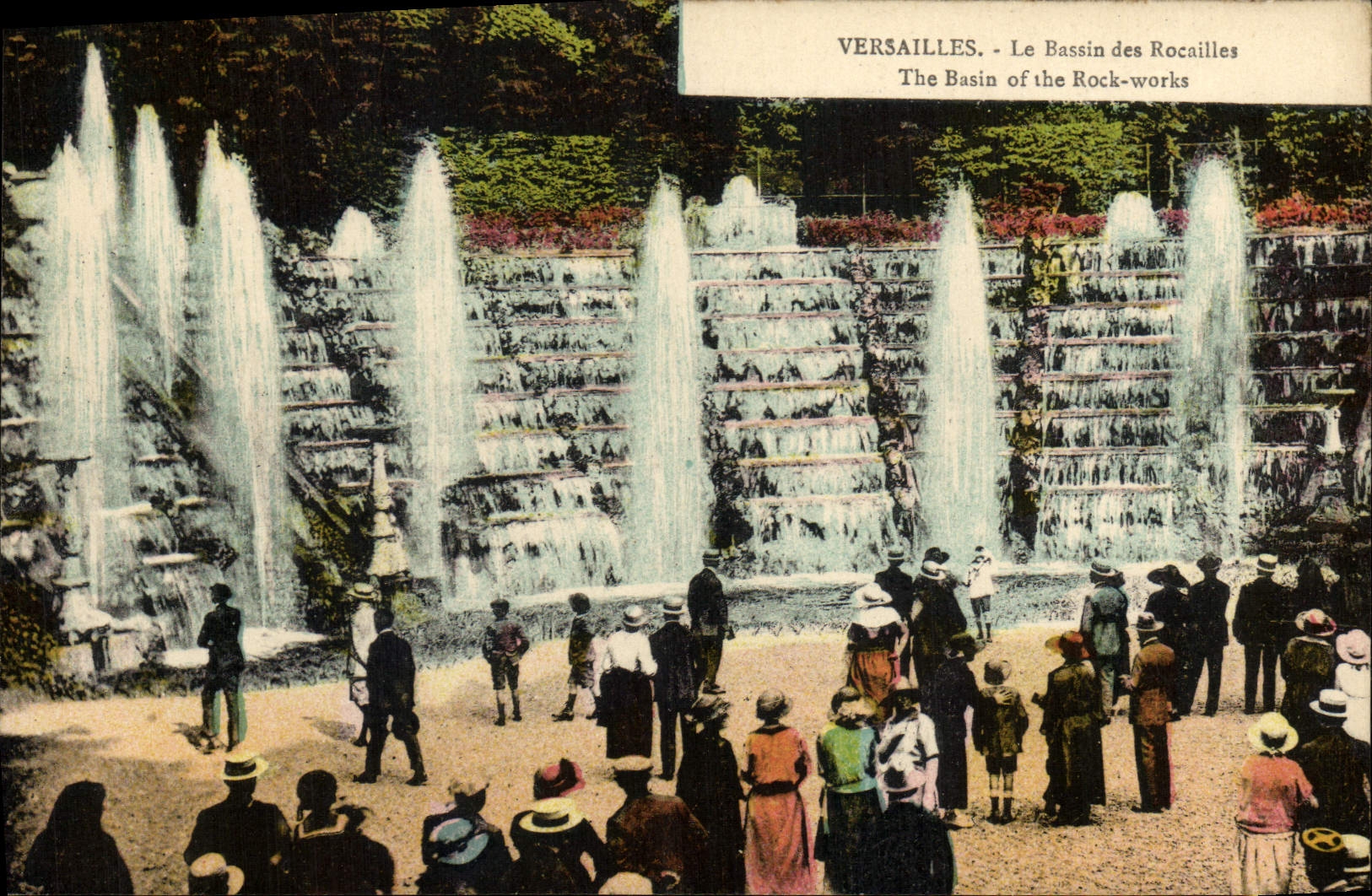 Versailles - Le Bassin des Rocailles — Édition Cosad, rue Calbert, Versailles