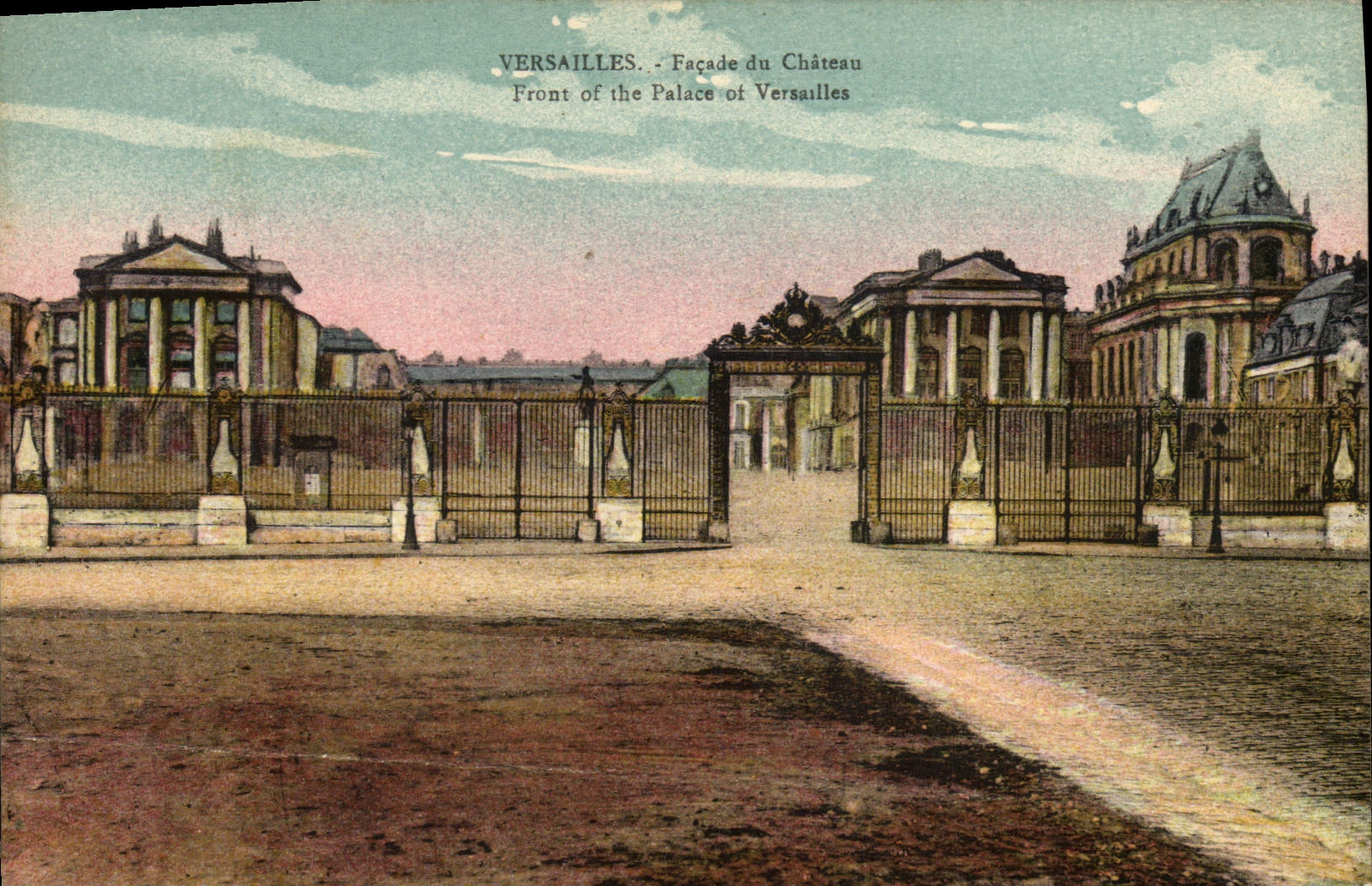 CPA Versailles Facade du Chateau 