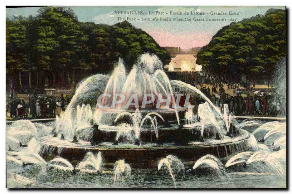 CPA Versailles Le Parc Basin de Latone Grandes Eaux 