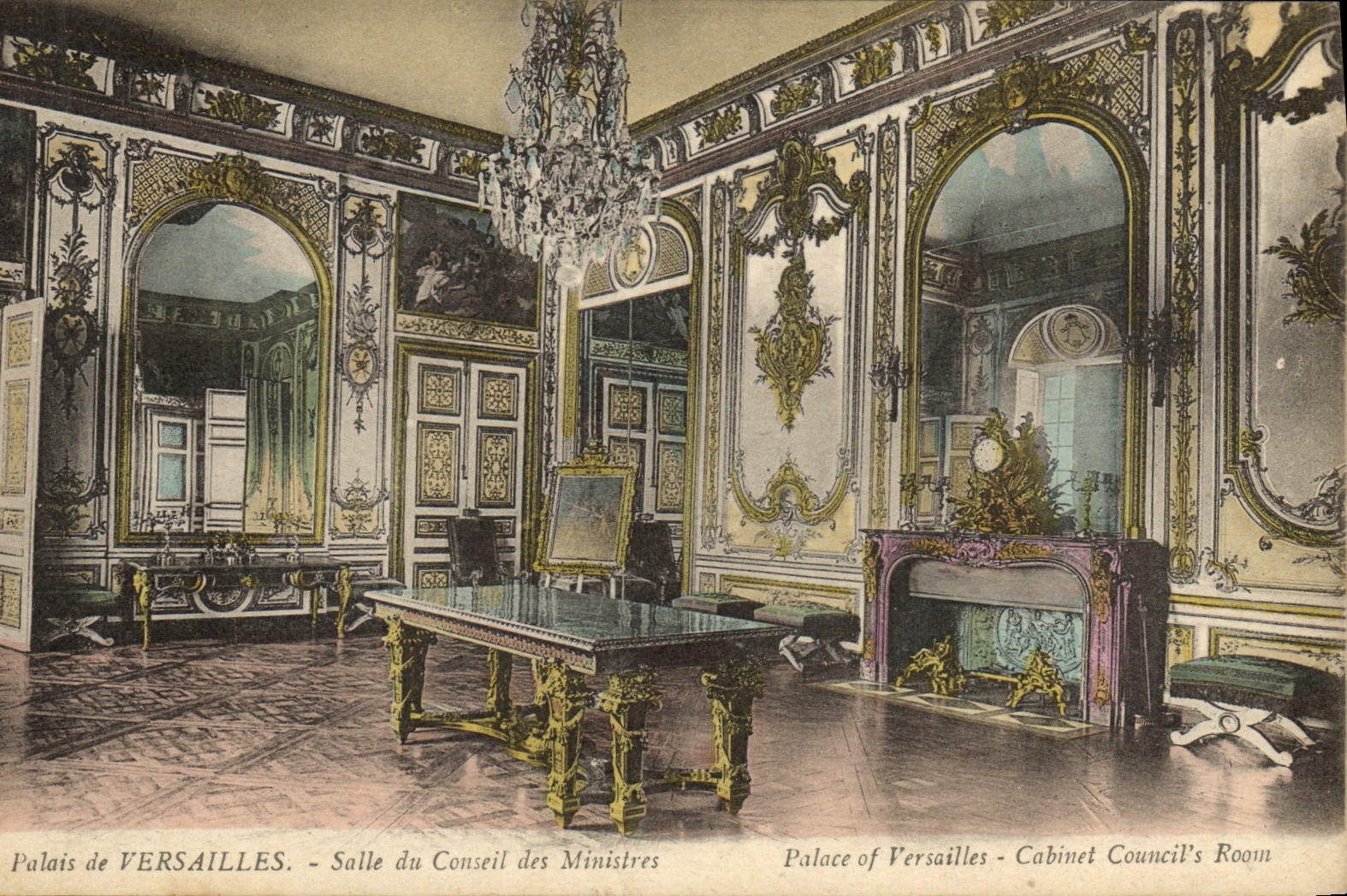 CPA Palais de Versailles Salle du Conseil des Ministres 