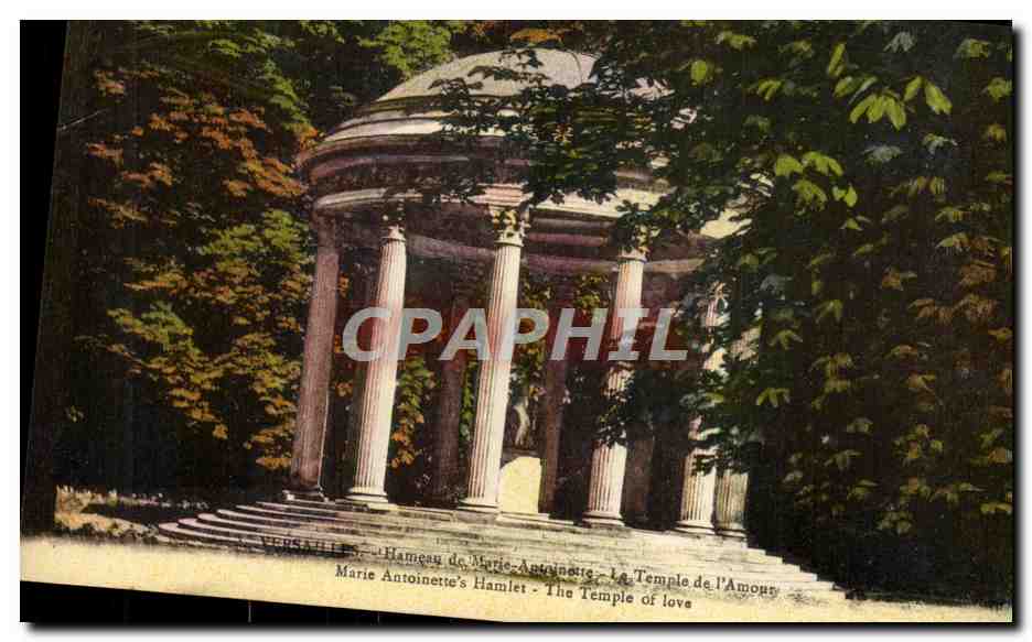 CPA Versailles Hameau de Marie Antoinette Le temple de l'amour
