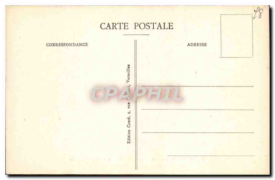 CPA Versailles Hameau de Marie Antoinette Le temple de l'amour — Verso