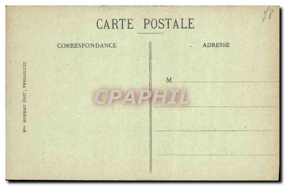 Palais de VERSAILLES — La Galerie des Glaces — Salle de la Signature de la Paix de 1919 — Rückseite
