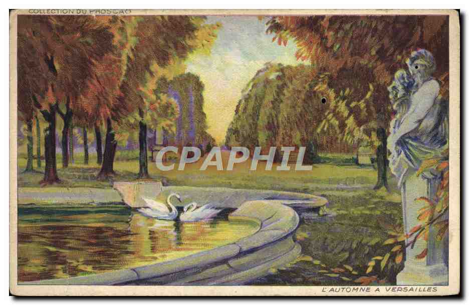 CPA L'Automne a Versailles