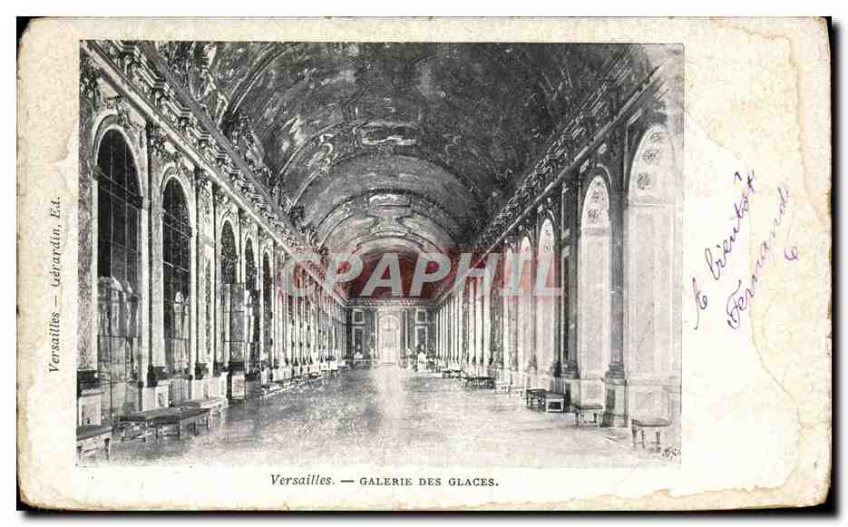 CPA Versailles Galerie des Glaces