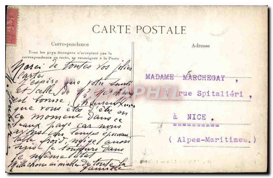 CPA Versailles Hameau du petit Trianon Les cuisines — Verso