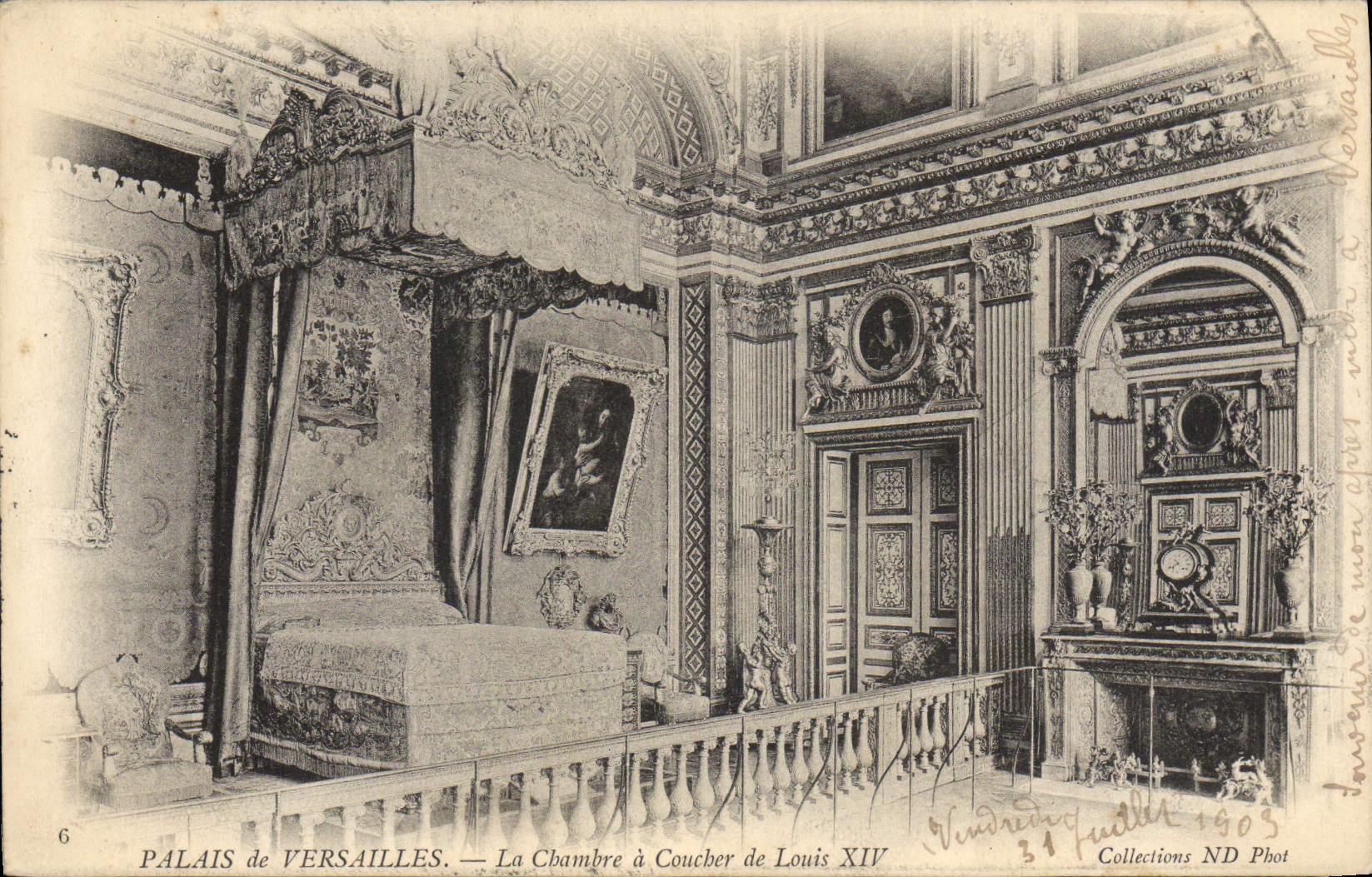 CPA Versailles La Chambre a Coucher De Louis XIV