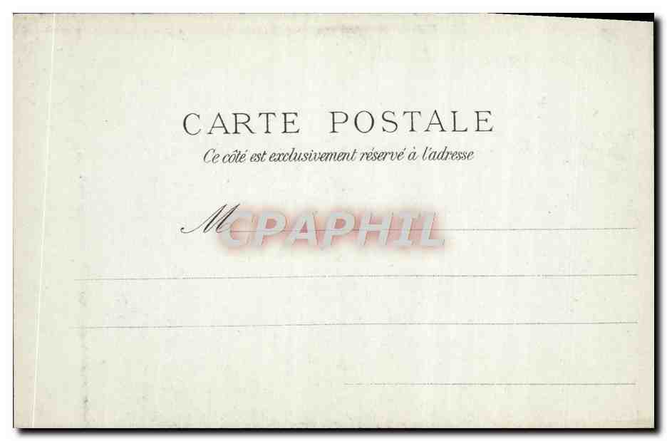 CPA Versailles Musee Chambre a coucher de Louis XV — Verso