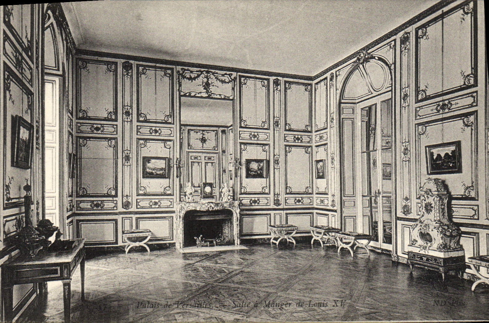 CPA Versailles Salle a manger de Louis XV