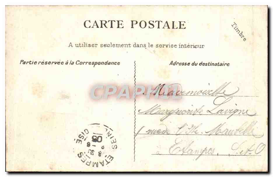 CPA Pelerinage du Sacre Coeur Bonnevaux  — Back
