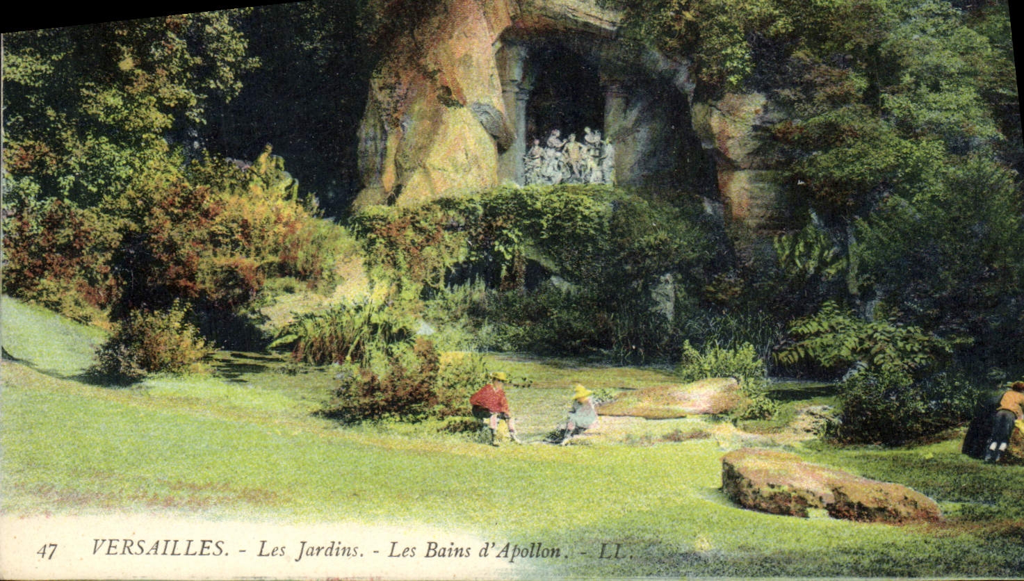 CPA Versailles Le Jardins Les Bains d'Apollon