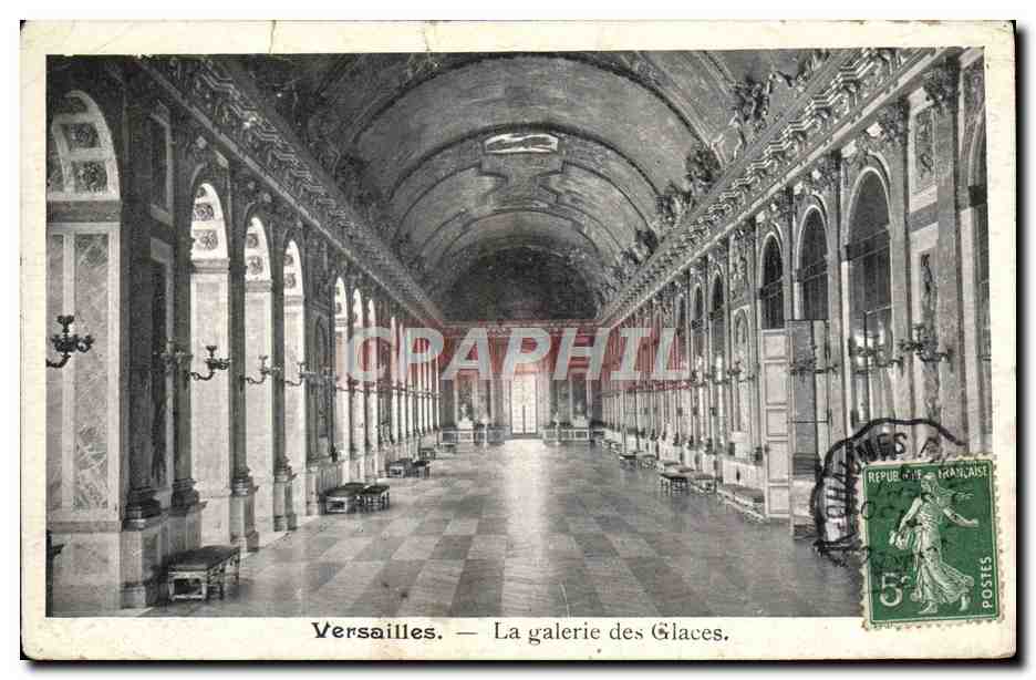 CPA Versailles La Galerie des Glaces