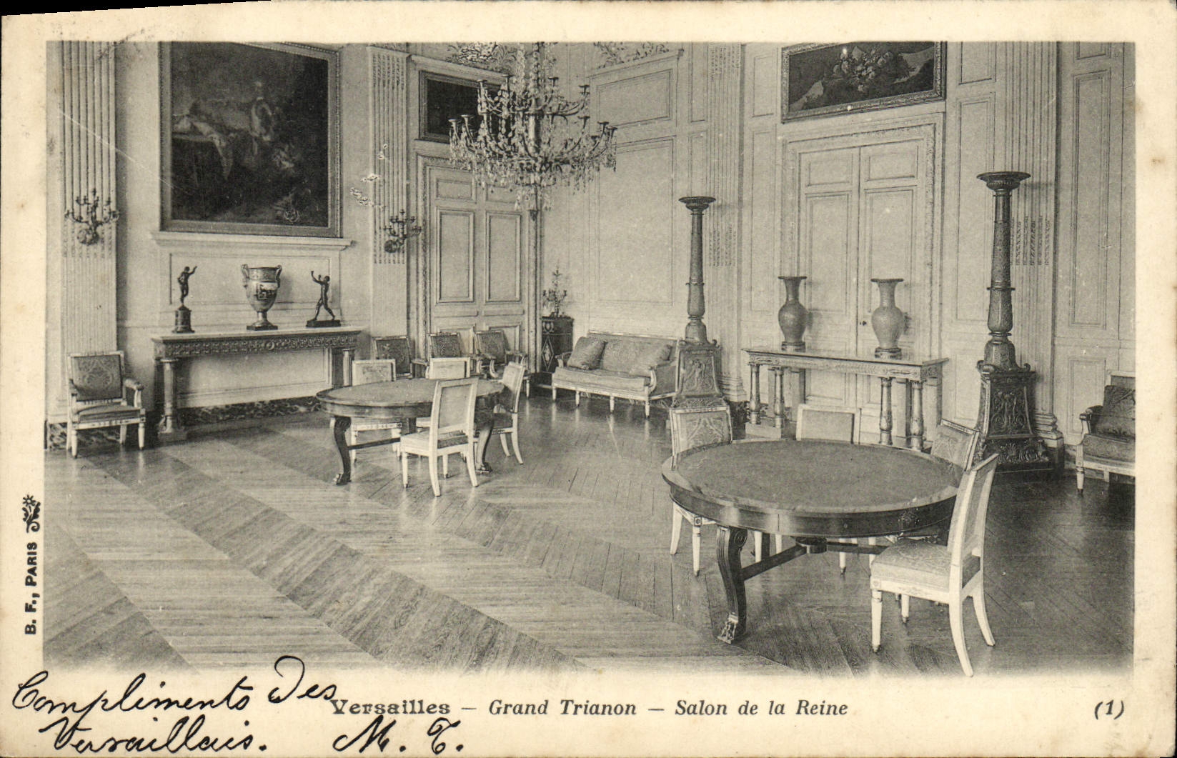 CPA Versailles Grand Trianon Salon de la Reine