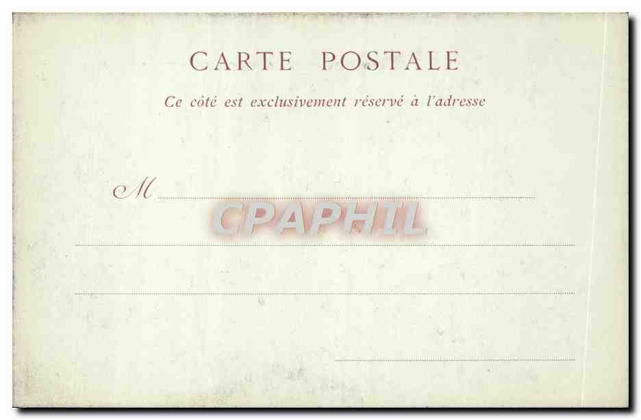 CPA Versailles Le Salon des Pendules — Rückseite