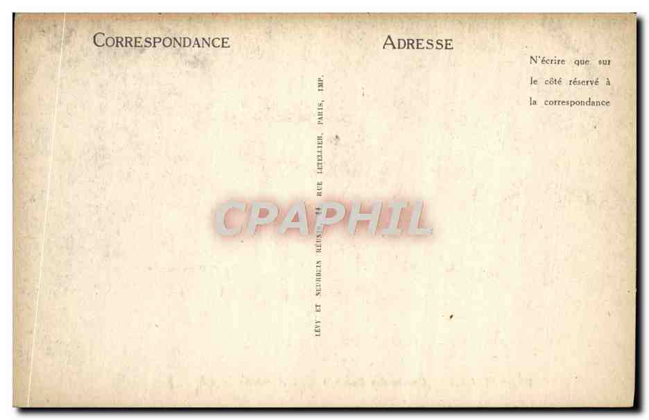 Versailles — Bassin des Bacchus — L'Automne — LL — n°143 — Verso