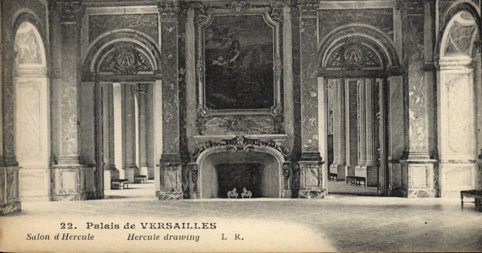 CPA Versailles Palais Salon d'Hercule