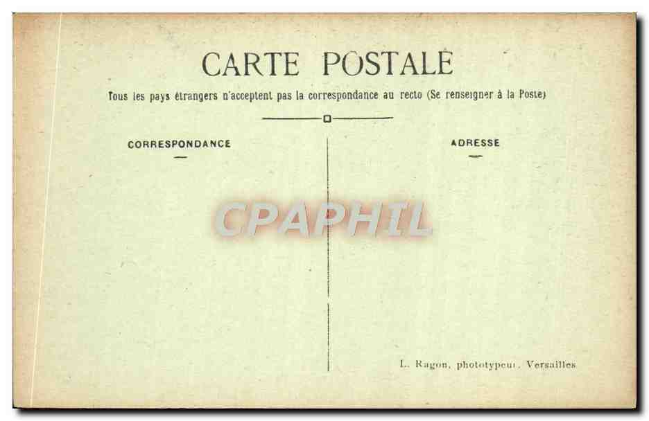 CPA Versailles Palais Salon d'Hercule — Verso