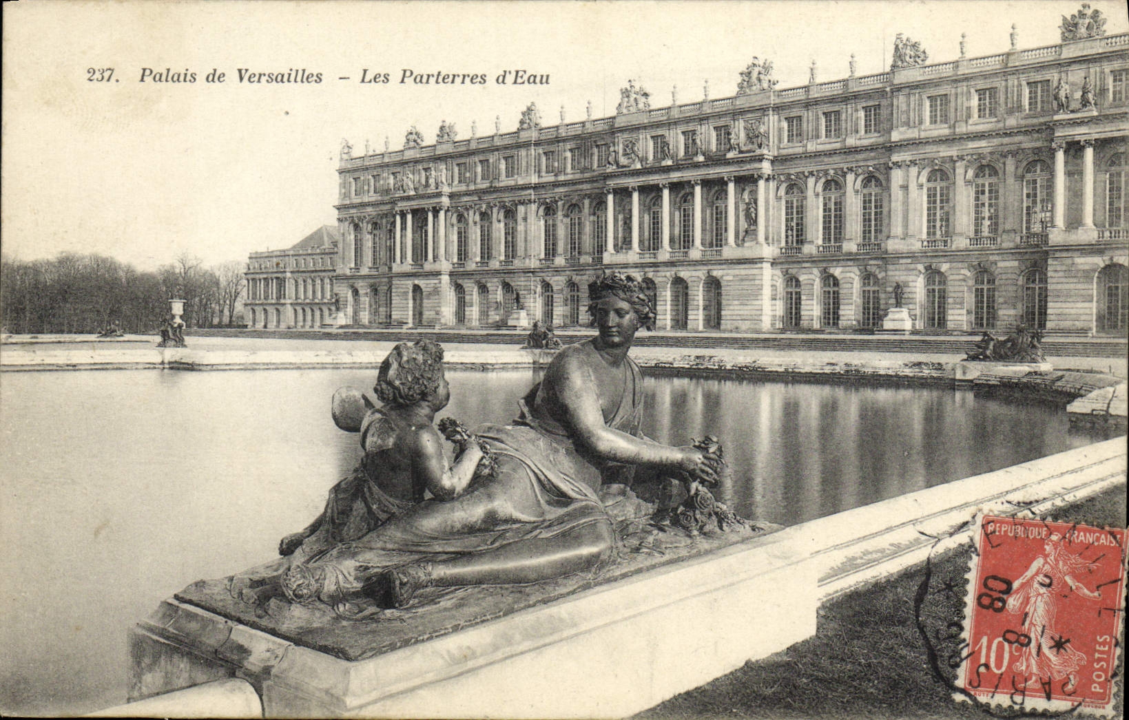 CPA Versailles Les Parterres D'Eau