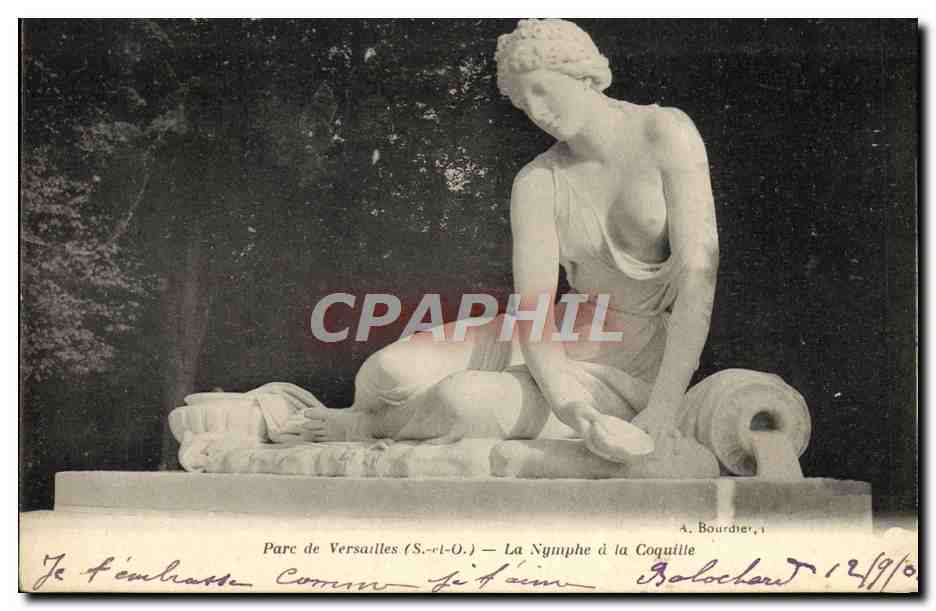 CPA Versailles La Nymphe a la Coquille