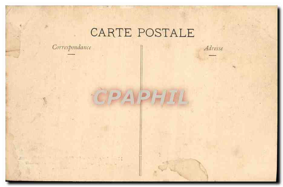 CPA Versailles Le Chateau Grand Trianon Petits appartements Chambre a coucher Napoleon 1er — Verso