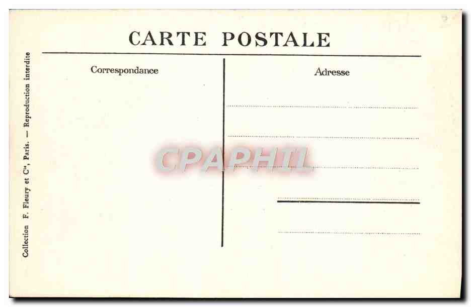 CPA Bellevue Meudon La Boucle de la Seine le Pont de Sevres L'ile Seguin Boulogne St Cloud Suresnes Mont Valerien  — Rückseite