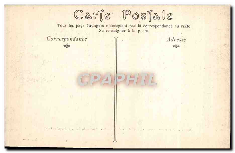 CPA Versailles Chateau de Porte du Salon d'Hercule — Verso