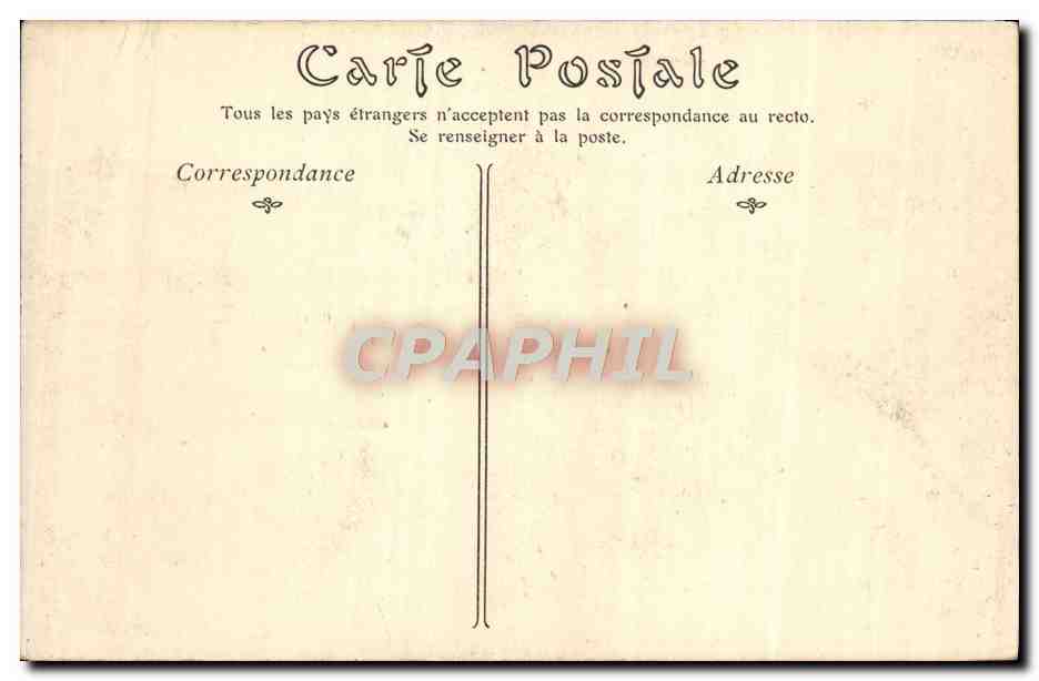 CPA Versailles Palais Du Grand Trianon Cote Ouest — Verso