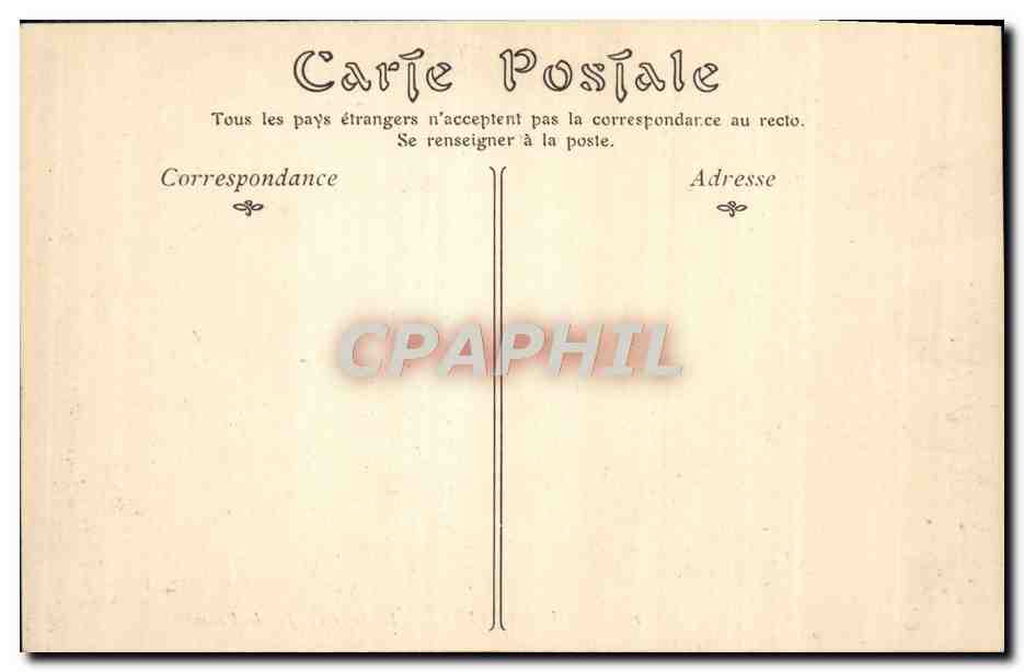 CPA Versailles La Salle du Du jeu de Paume — Rückseite