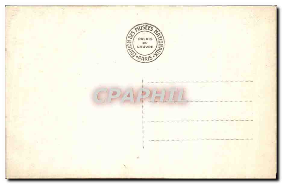 CPA Malmaison La Table des Marechaux Isabey Napoleon 1er — Rückseite