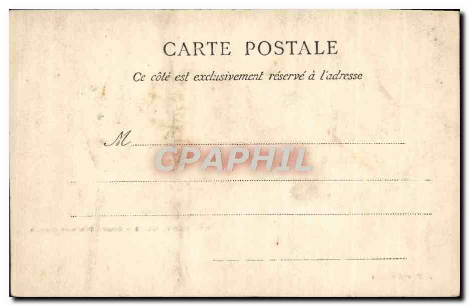 CPA Versailles Grand Trianon Facade — Verso