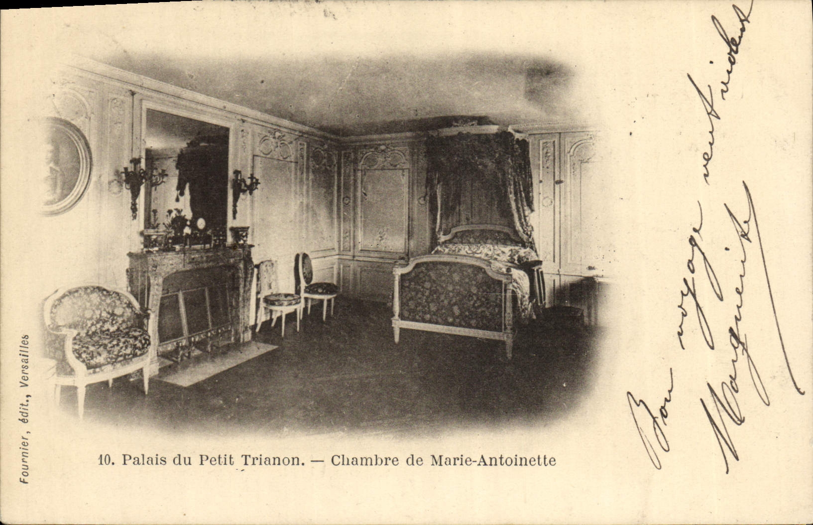CPA Versailles Palais du Petit Trianon Chambre de Marie Antoinette