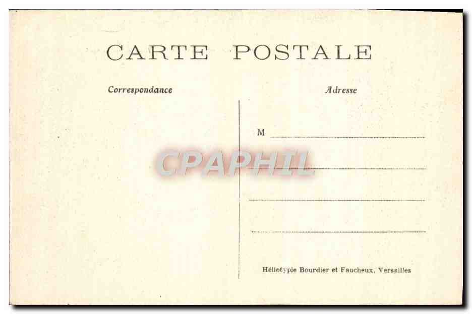 CPA Versailles Bassin de Latone — Verso