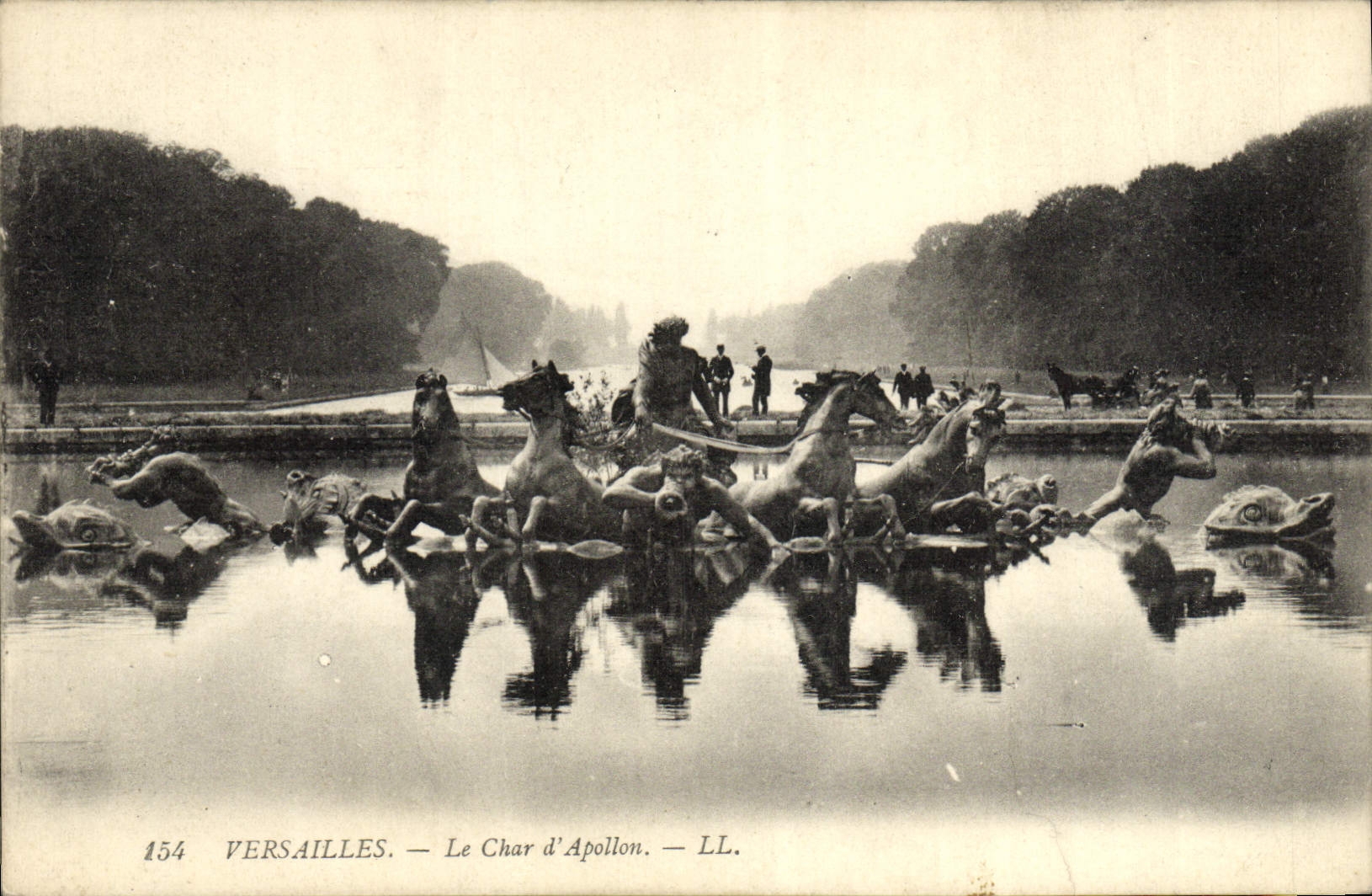 CPA Versailles Le Char d'Apollon