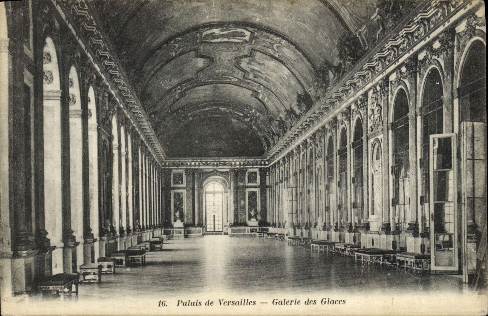 CPA Versailles Gaterie des Glaces