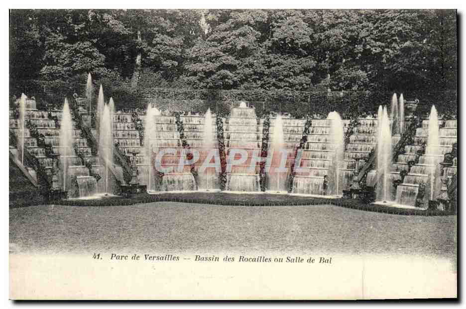 CPA Versailles Bassin des Rocailles ou Salle de Bal