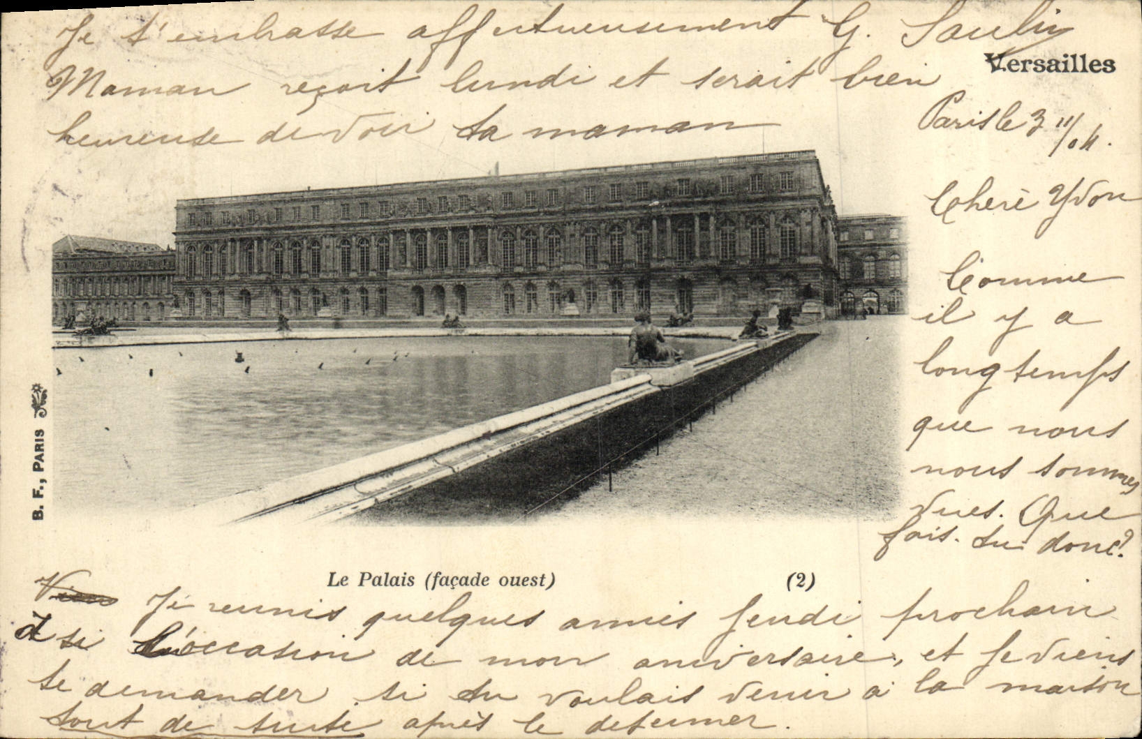 CPA Versailles Le palais