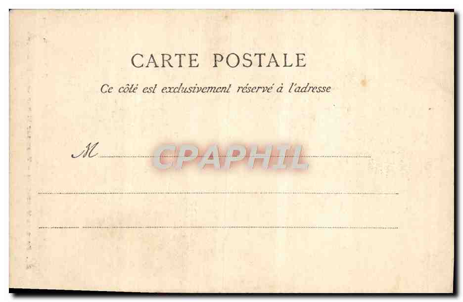 CPA Versailles Vase sur le Parterre de Latone — Verso